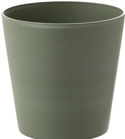 ・陶器に比べると軽量で、割れにくく、扱いやすいコンテナです。 ・背の高い観葉植物や、花木・果樹の植え込みに最適です。 ●商品情報 商品名/ドゥーロ ポット 22型 サイズ/φ22×22H(cm) 外寸/ 　下部：φ16(cm) 内寸/ 　上部：φ21(cm) 　下部：φ15.5(cm) 　高さ：21.5(cm) 容量/5L 材質/ポリエチレン混合材