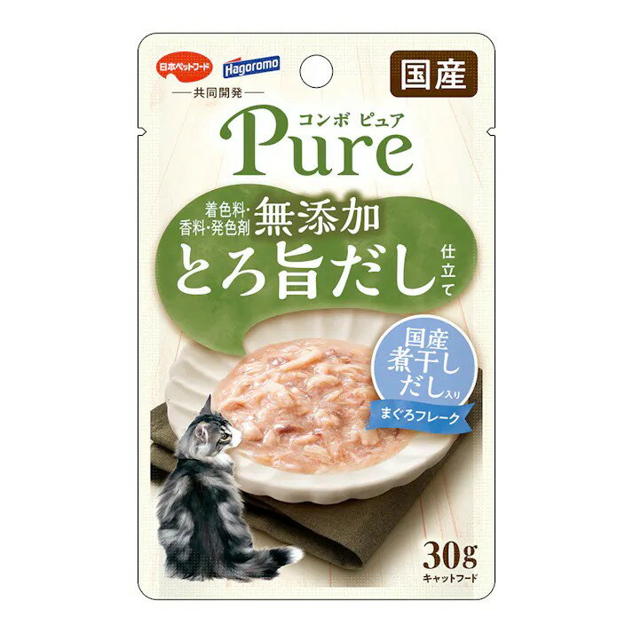 乐天商城 - 日本ペットフード コンボ ピュア パウチ かつお・国産煮干しだし入り 30g