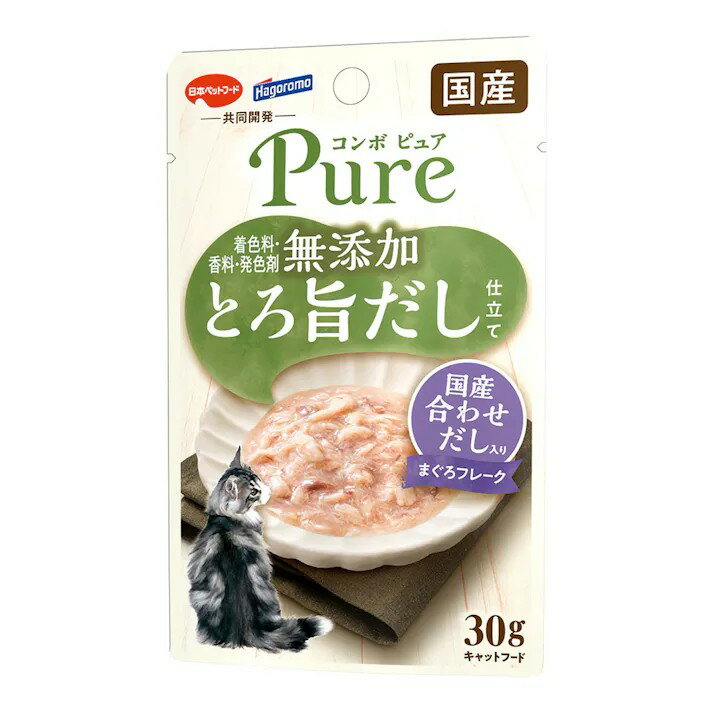 樂天商城 - 日本ペットフード コンボ ピュア パウチ まぐろ・国産合わせだし入り 30g