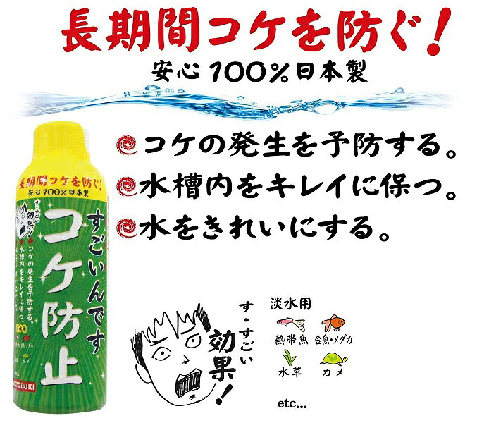 コトブキ工芸 すごいんです コケ防止 淡水用 150ml