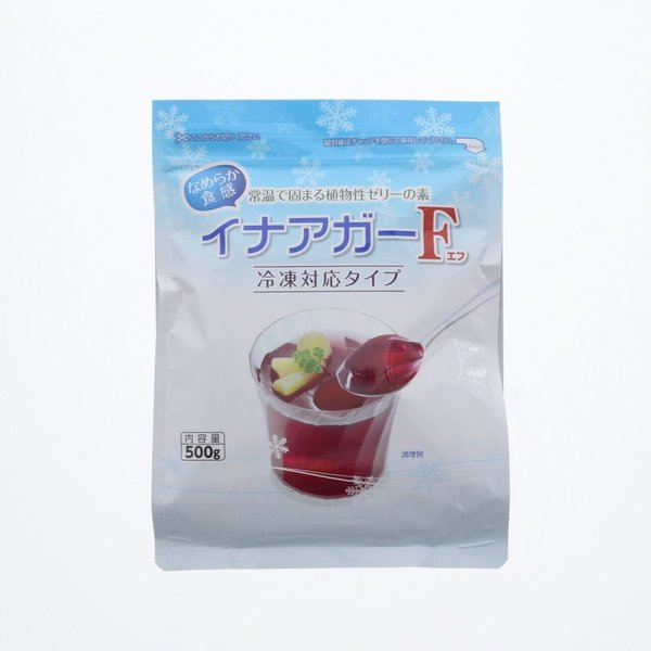 在庫限り！伊那食品工業 イナアガーF 500g (冷凍対応タイプ) ゼリーの素 (賞味期限2025年04月01日) 北海道、東北、沖縄地方は別途送料あり(2404)