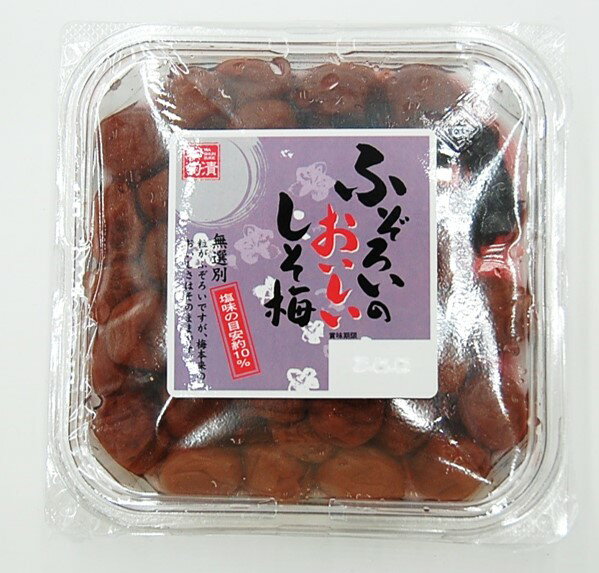河鶴 ふぞろいのおいしいしそ漬梅 300g