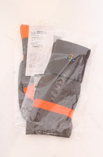 税込3980円以上購入で【送料無料】【USED】Vivienne Westwood / ロングソックスヴィヴィアンウエストウッド ビビアン22.5-24.5 オレンジxダークグレー 【中古】 O-25-05-11-090-gd-YM-ZH 税込3980円以上購入で【送料無料】【USED】Vivienne Westwood / ロングソックスヴィヴィアンウエストウッド ビビアン22.5-24.5 オレンジxダークグレー 【中古】 O-25-05-11-090-gd-YM-ZH