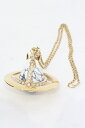 税込3980円以上購入で【送料無料】【USED】Vivienne Westwood / GIANT ORB PENDANT【HOWLITE】ヴィヴィアンウエストウッド ビビアン ゴールドxハウライト 【中古】 O-25-07-13-046-nl-YM-OS