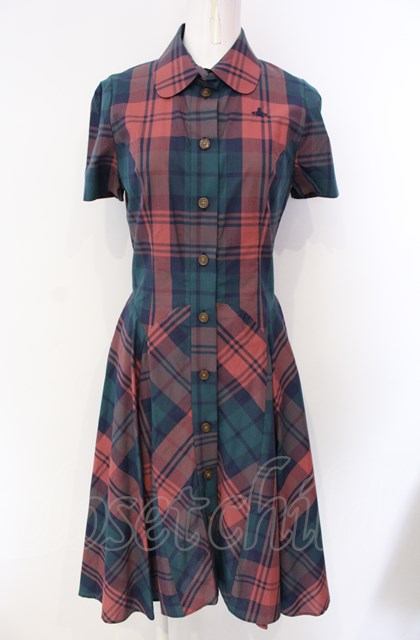 Vivienne Westwood 新作 チェック柄リブニットドレス 楽天市場】チェック ワンピース(ブランドヴィヴィアン