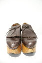 税込3980円以上購入で【送料無料】【USED】Vivienne Westwood / rockin' horse golfヴィヴィアンウエストウッド ビビアン約24CM(外側採寸) ブラウン 【中古】 I-24-08-14-023-sh-HD-ZI