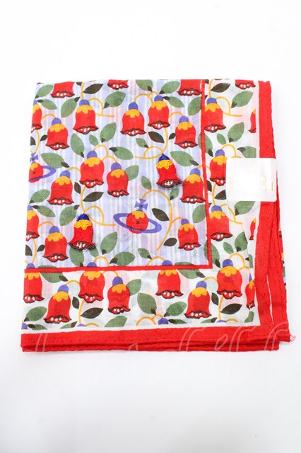 税込3980円以上購入で【送料無料】【USED】Vivienne Westwood / 大判ハンカチーフヴィヴィアンウエストウッド ビビアン 【中古】 Y-25-09-07-022-gd-SZ-ZY