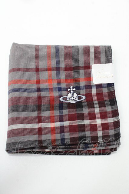税込3980円以上購入で【送料無料】【USED】Vivienne Westwood / 大判ハンカチーフヴィヴィアンウエストウッド ビビアン 【中古】 Y-25-09-07-010-gd-SZ-ZY