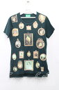 税込3980円以上購入で【送料無料】【USED】Vivienne Westwood / ウォレスptTシャツヴィヴィアンウエストウッド ビビアン2(9号相当) 緑 【中古】 H-25-06-01-050-ts-IN-ZH(4)