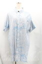 税込3980円以上購入で【送料無料】【USED】Vivienne Westwood / 単色オーブ刺繍ストライプ半袖シャツワンピースヴィヴィアンウエストウッド ビビアン2(9号相当) 水色 【中古】 H-25-07-13-004-op-IN-ZH