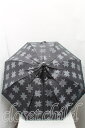 税込3980円以上購入で【送料無料】【USED】Vivienne Westwood / スター総柄日傘ヴィヴィアンウエストウッド ビビアン 黒 【中古】 H-25-07-13-073-gd-IN-ZH