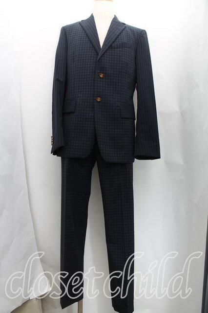 税込3980円以上購入で【送料無料】【USED】Vivienne Westwood MAN / グラフチェjックセットアップヴィヴィアンウエストウッド ビビアン...