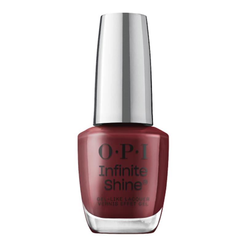 ☆OPI インフィニットシャインISL14レーズン ザ バー 15mLマット系●グラマラスなバーガンディ。