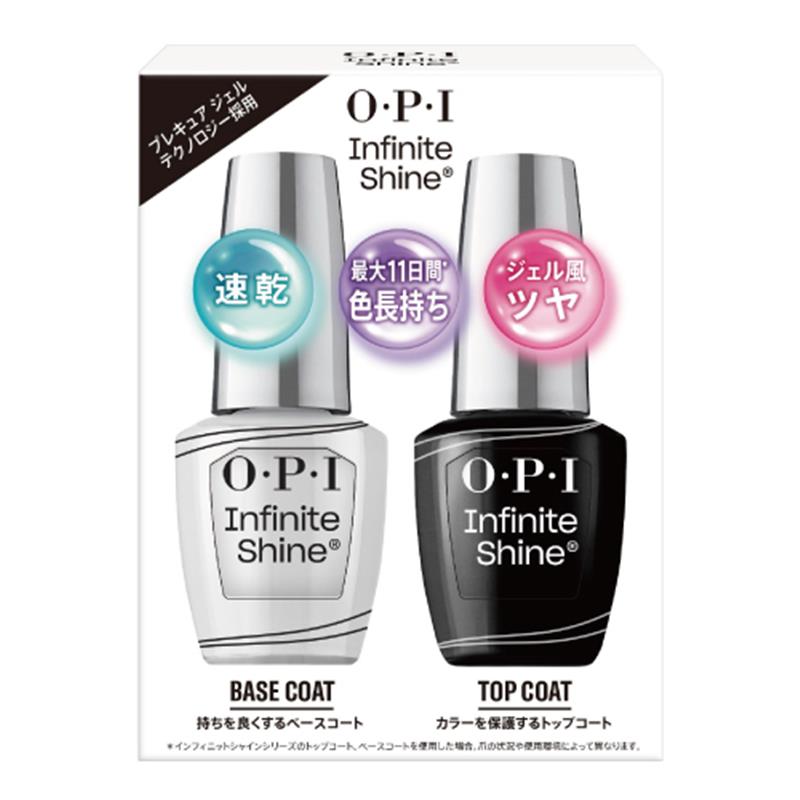 OPI ISP07 インフィニットシャインα デュオパック ※IST11・IST31 ×各1本、 合計2本 15mL ●カラーを長持ちさせるベースコートと、カラ...