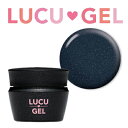 ルクジェル　カラージェル3.5g　BLR02 ルミエールブルー【LUCUGEL】細かなキラキララメがたっぷり入ったネイビーカラーです♪