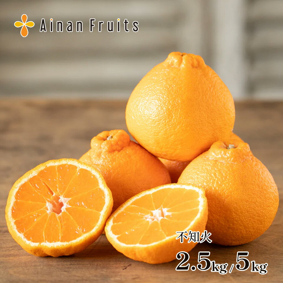 愛南フルーツ 不知火 サイズ混合 外皮キズあり 愛媛県愛南町産 農家直送 2.5kg/5kg