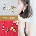 同時購入専用商品 単品購入不可 ピアス レディース 金属アレルギー対応 ニッケルフリー プラチナ仕上げ 18金仕上げ イエローゴールド リーフ 葉 両耳用 スタ...
