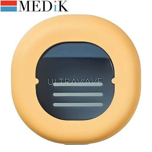 MEDIK ULTRAWAVE 充電式 歯ブラシ 除菌キャップ コンパクト MDK-TS00YR イエロー ゆうパケ発送