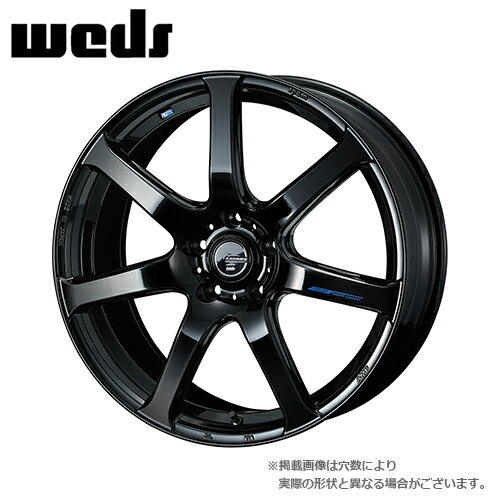 【4本購入で特典付】WEDS ウェッズ 0039570 アルミホイール1本 レオニス NAVIA 07 17インチ リム幅7.0J インセット+47 5穴 PCD114.3 PBK
