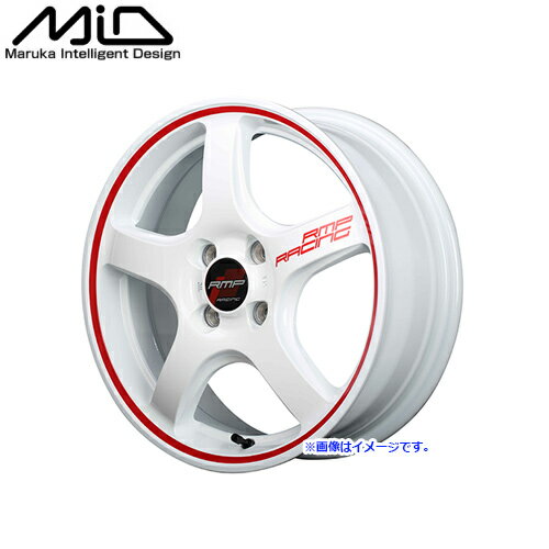MID マルカサービス アルミホイール 1本 RMP RACING レーシング R50 16インチ 1660 リム幅6J インセッ..