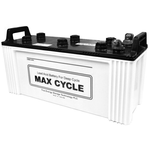 MAX CYCLE マックスサイクル EBサイクルバッテリー EB-130 (LR 端子) 産業用車両 ゴルフカート 溶接機 電動車イス等