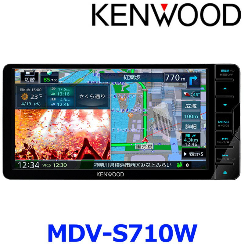 KENWOOD 󥦥å MDV-S710W ®ʥ ʥ 7V200mm磻ɥǥ ϥ쥾б ѥɥ饤֥쥳Ϣ ϾǥTV塼ʡ Bluetooth