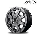 MID マルカサービス アルミホイール1本 ロードマックス ROADMAX MUD RIDER 12インチ リム幅4.0B inset+42 4H PCD100...