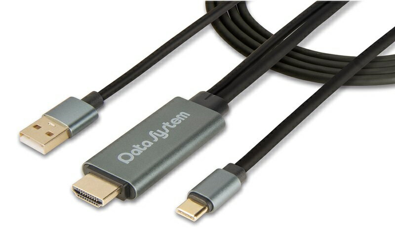 データシステム Data System AV004 ミラーリングHDMI変換ケーブル USBタイプC→HDMIタイプAへ変換