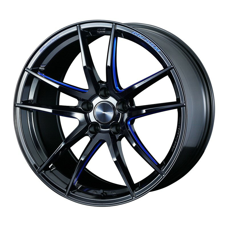 【4本購入で特典付】WEDS ウェッズ 0073566 アルミホイール1本 WEDSSPORT RN55M 19インチ リム幅10.5J インセット+32 5穴 PCD114.3 BBM