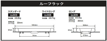 EA303 【テルッツオ TERZO PIAA】 ルーフラック レギュラー ロック別売 {EA303[9202]}