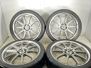 225/40R19 ブリヂストン ポテンザRE11 RAYS ヴォルクレーシングGTF 19x7.5 49 100-5穴 中古タイヤ サマータイヤ ホイールセット 4本セット