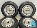 165R13 6PR グッドイヤー カーゴプロ トヨタ純正 13x5.0 100-4穴 中古タイヤ サマータイヤ ホイールセット 4本セット