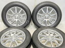 215/60R16 ブリヂストン LUFT RV2 　 AIRNOVA 16x6.5 53 114.3-5穴 中古タイヤ サマータイヤ ホイールセット 4本セット