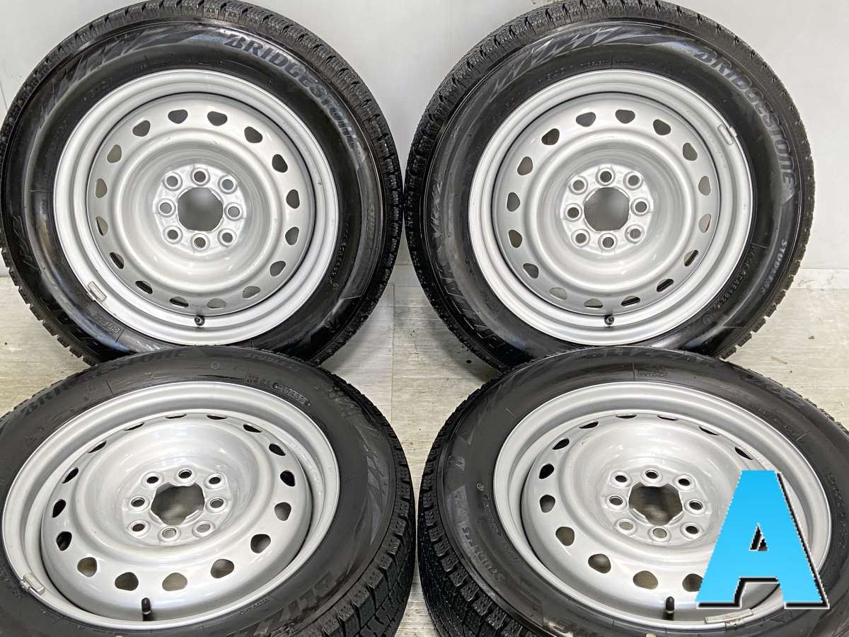 185/60R15 ブリヂストン ブリザック VRX2 　 15x5.5 100/114.3-4穴 中古タイヤ スタッドレスタイヤ ホイールセット 4本セット