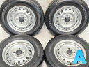 145/80R12 80/78LT ダンロップ エナセーブ VAN01 ダイハツ純正 12x4.0 100-4穴 中古タイヤ サマータイヤ ホイールセット 4本セット