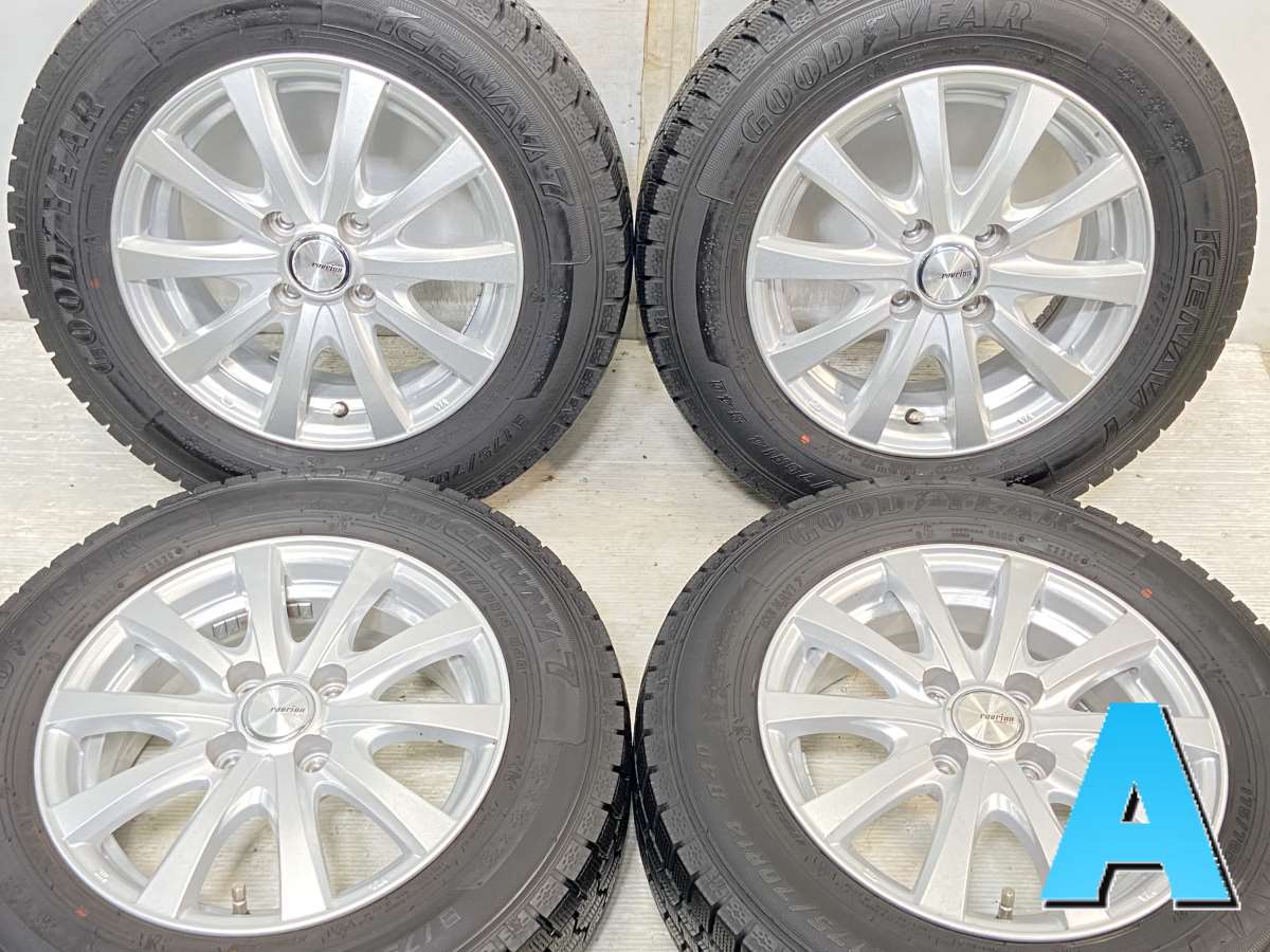 175/70R14 グッドイヤー アイスナビ 7 　 RAVRION RSO1 14x5.5 38 100-4穴 中古タイヤ スタッドレスタイヤ ホイールセット 4本セット