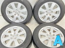 215/60R16 グッドイヤー エフィシエント グリップ ECO ハイブリット EG01 トヨタ純正 16x6.5 45 114.3-5穴 中古タイヤ サマータイヤ ホイールセット 4本セット