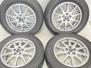 195/65R15 　 オートバックス　ICE ESPORTE 　 VEILER 15x6.0 43 100-5穴 中古タイヤ スタッドレスタイヤ ホイールセット 4本セット