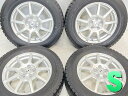 195/65R15 オートバックス ノーストレック N3i GMACH 15x6.0 43 100-5穴 中古タイヤ スタッドレスタイヤ ホイールセット 4本セット