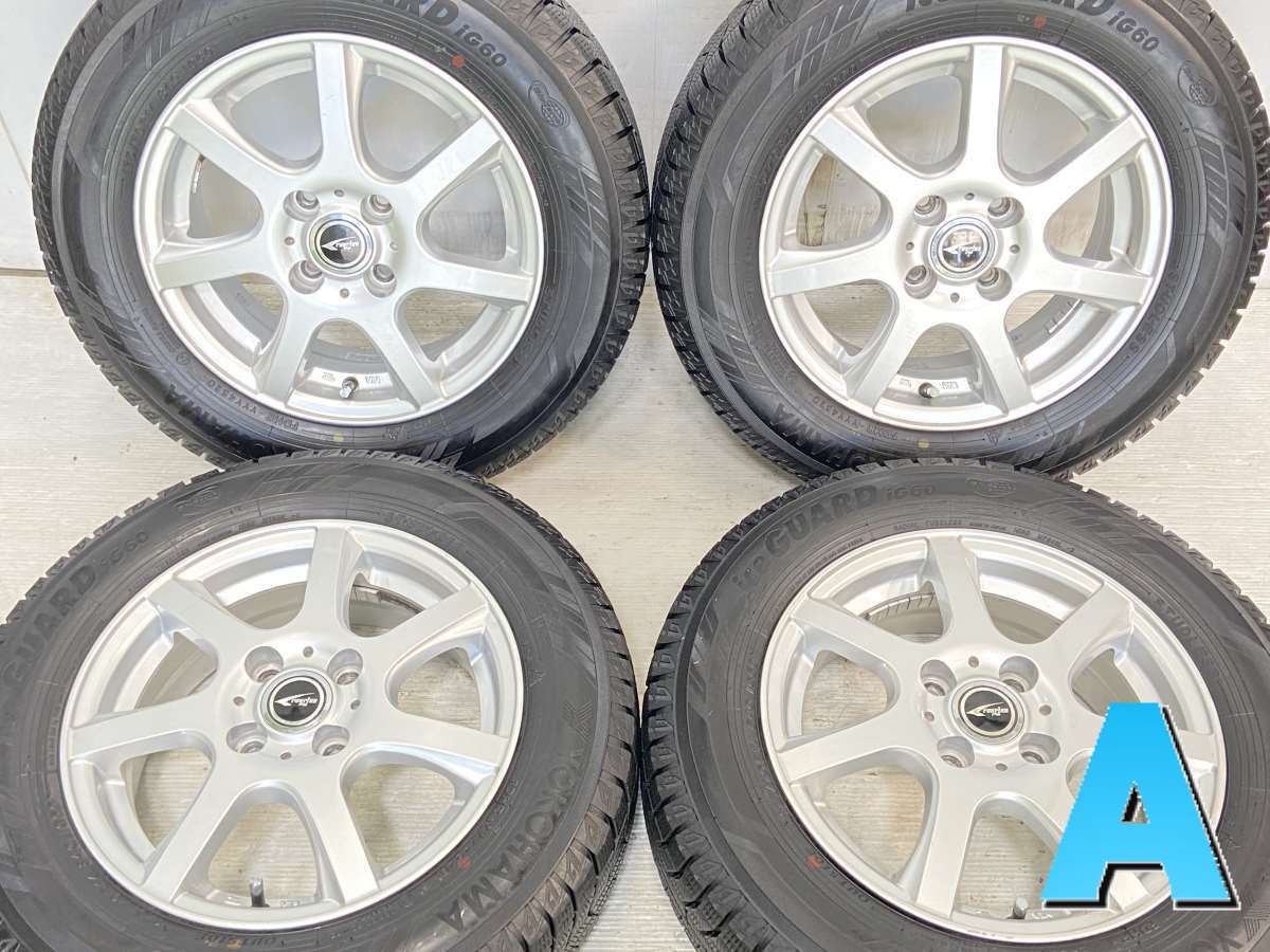 175/70R14 ヨコハマ アイスガード iG60 　 RAVRION P3 14x5.5 42 100-4穴 中古タイヤ スタッドレスタイヤ ホイールセット 4本セット