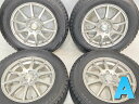 195/65R15 ブリヂストン ブリザック VRX 　 STRANGER 15x6.0 45 100-5穴 中古タイヤ スタッドレスタイヤ ホイールセット 4本セット