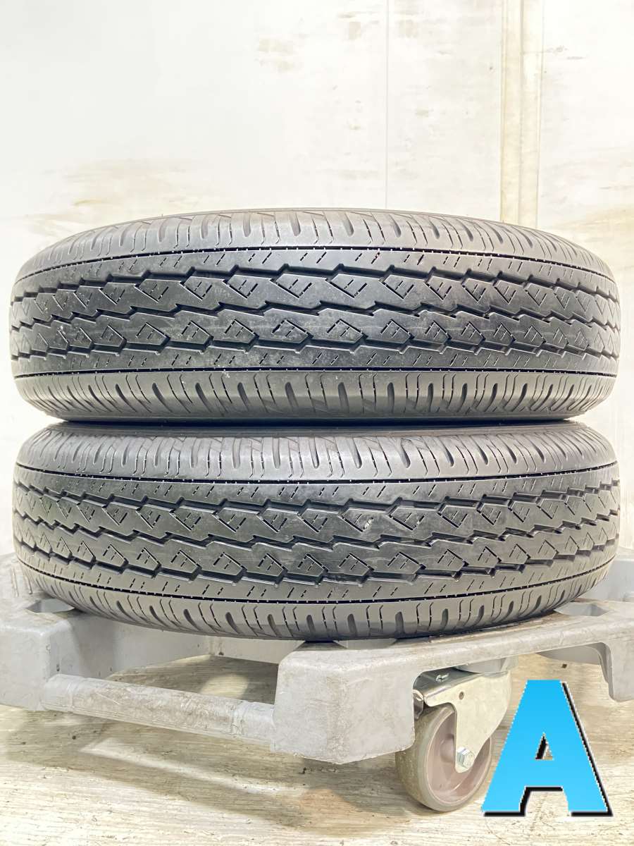 145/80R12 80/78LT ブリヂストン K370 中古タイヤ サマータイヤ 2本セット