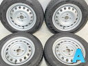 155/80R14 88/86LT ヨコハマ ブルーアースVAN RY55 トヨタ純正 14x5.0 100-4穴 中古タイヤ サマータイヤ ホイールセット 4本セット