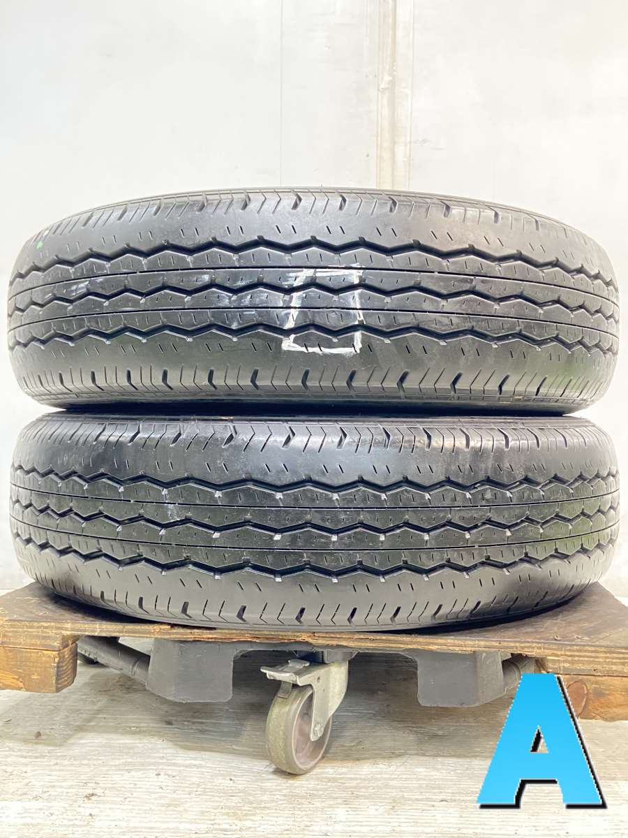 195/80R15 107/105LT ブリヂストン エコピア RD-613 中古タイヤ サマータイヤ 2本セット