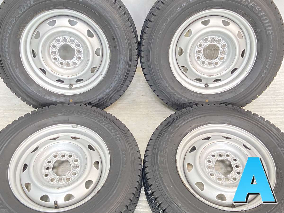 165R13 6PR ブリヂストン ブリザック VL1 　 LZ 13x5.0 100/110/114.3-4穴 中古タイヤ スタッドレスタイヤ ホイールセット 4本セット