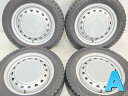 185/60R15 ダンロップ ウィンターマックス WM02 キャロウィン S7 15x5.5 100/114.3-4穴 中古タイヤ スタッドレスタイヤ ホ...