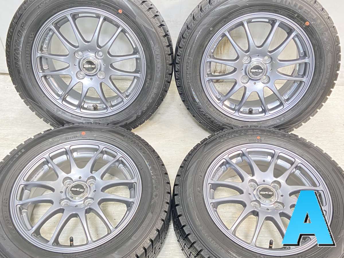 175/65R14 ダンロップ ウィンターマックス WM02 　 GYLE 14x5.5 45 100-4穴 中古タイヤ スタッドレスタイヤ ホイールセット 4本セット