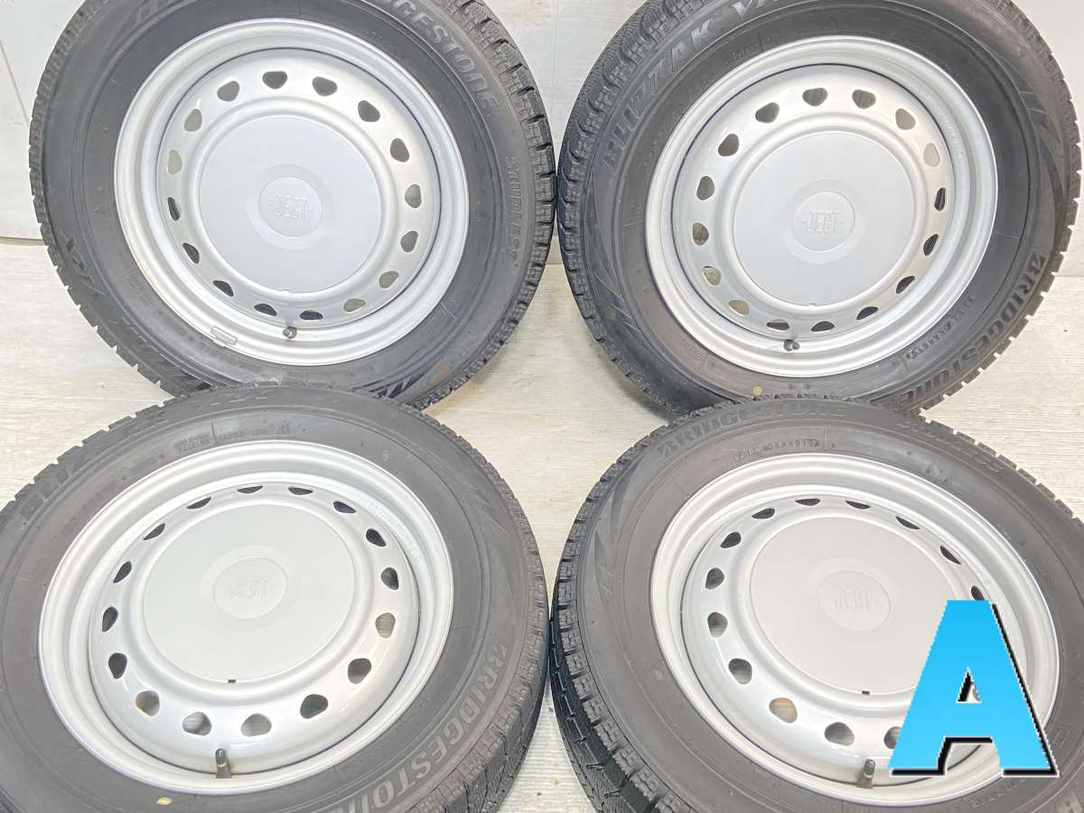 185/65R15 ブリヂストン ブリザック VRX 　 JECT S7 15x5.5 100/114.3-4穴 中古タイヤ スタッドレスタイヤ ホイールセット 4本セット