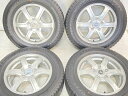 195/65R15 ダンロップ ウィンターマックス 03 　 BALMINUM 15x6.0 53 114.3-5穴 中古タイヤ スタッドレスタイヤ ホイールセット 4本セット