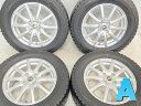 195/65R15 ダンロップ ウィンターマックス WM01 　 S 15x5.5 42 100-4穴 中古タイヤ スタッドレスタイヤ ホイールセット 4本セット